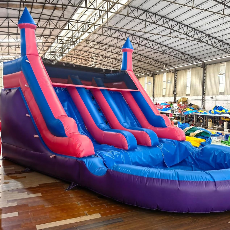 Giant Inflatable Water Castle Slide Adventure Park