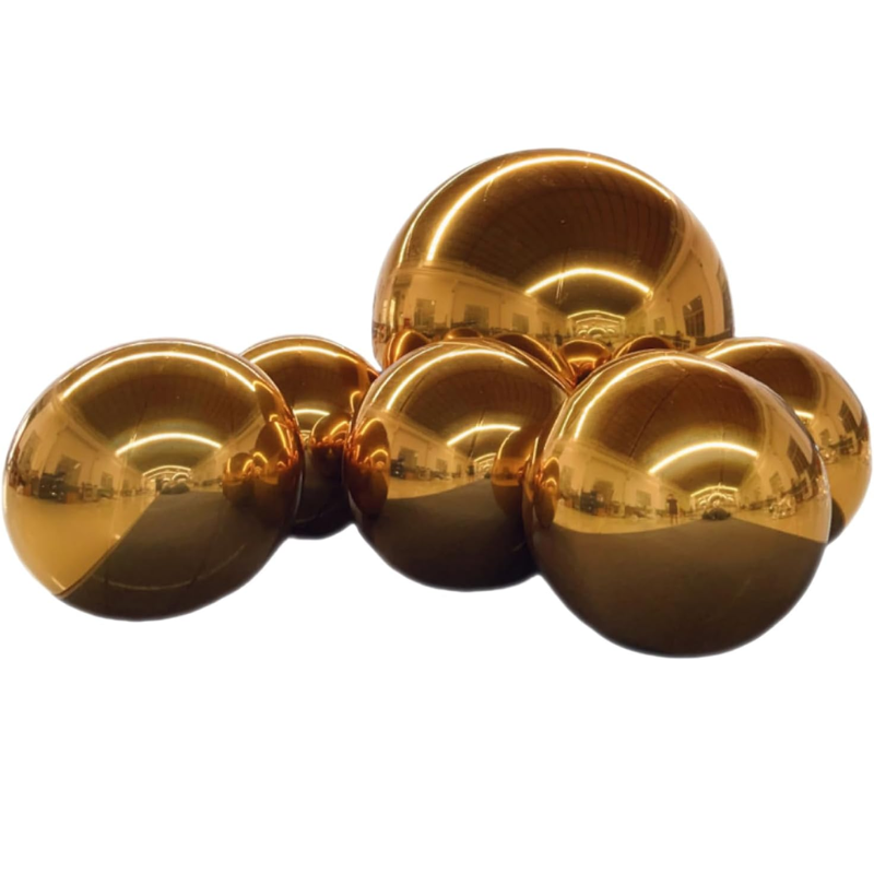 Reflektierende Kugel Aufblasbare goldene Spiegelkugeln