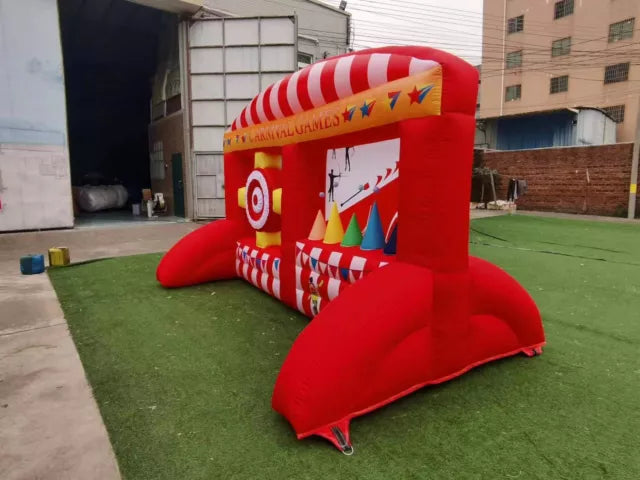 2 in 1 Aufblasbare Karnevalsspiele Dart- und Bogenschießspiel