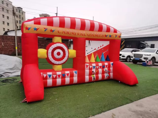 2 in 1 Aufblasbare Karnevalsspiele Dart- und Bogenschießspiel