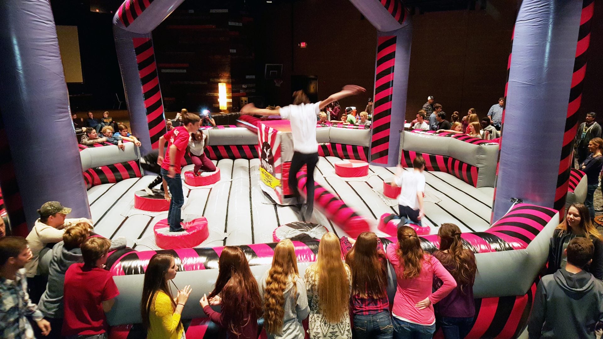 Inflatable Ninja Warrior Challenge Toxic Meltdown