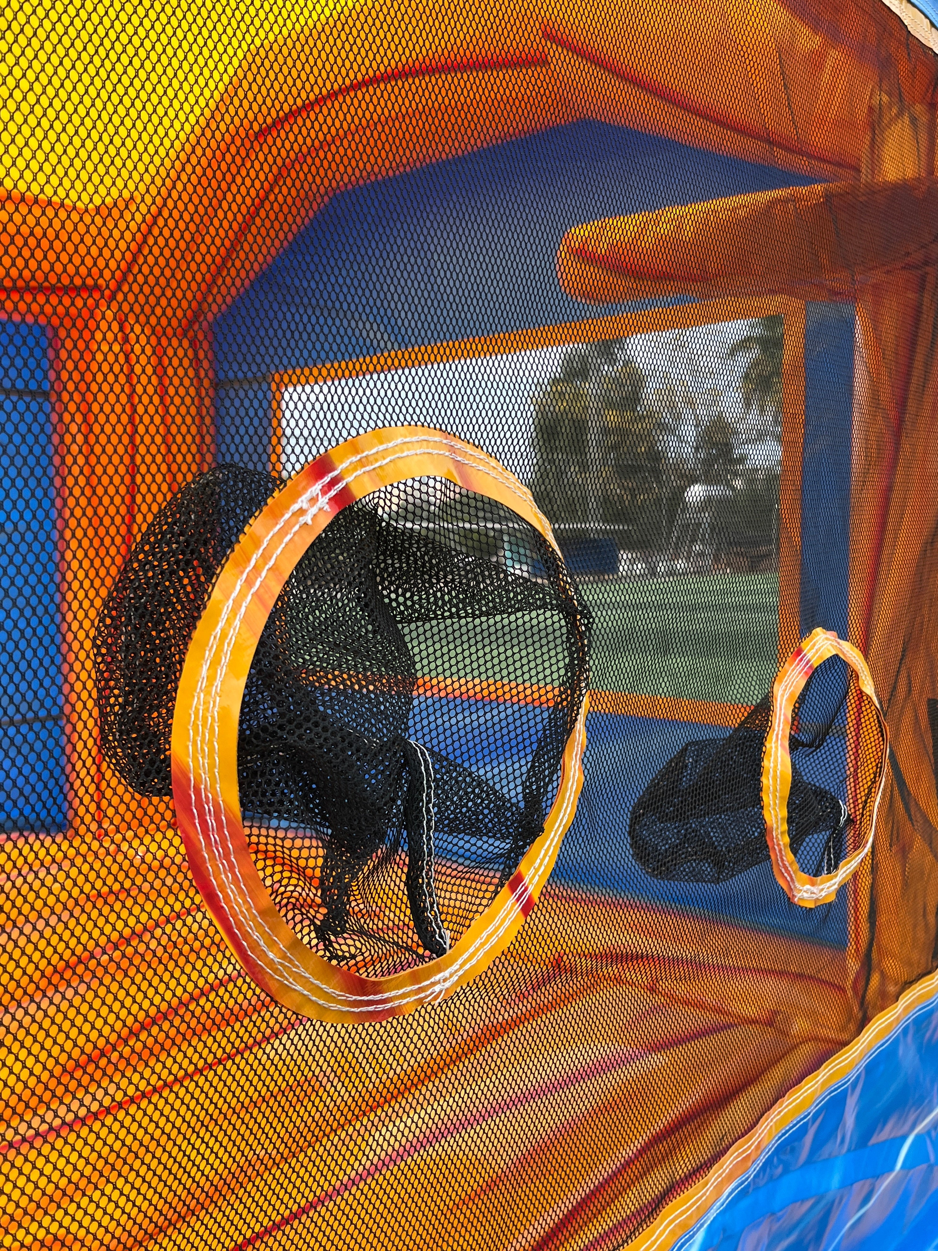 Marble Yellow Inflatable Bouncy Castle