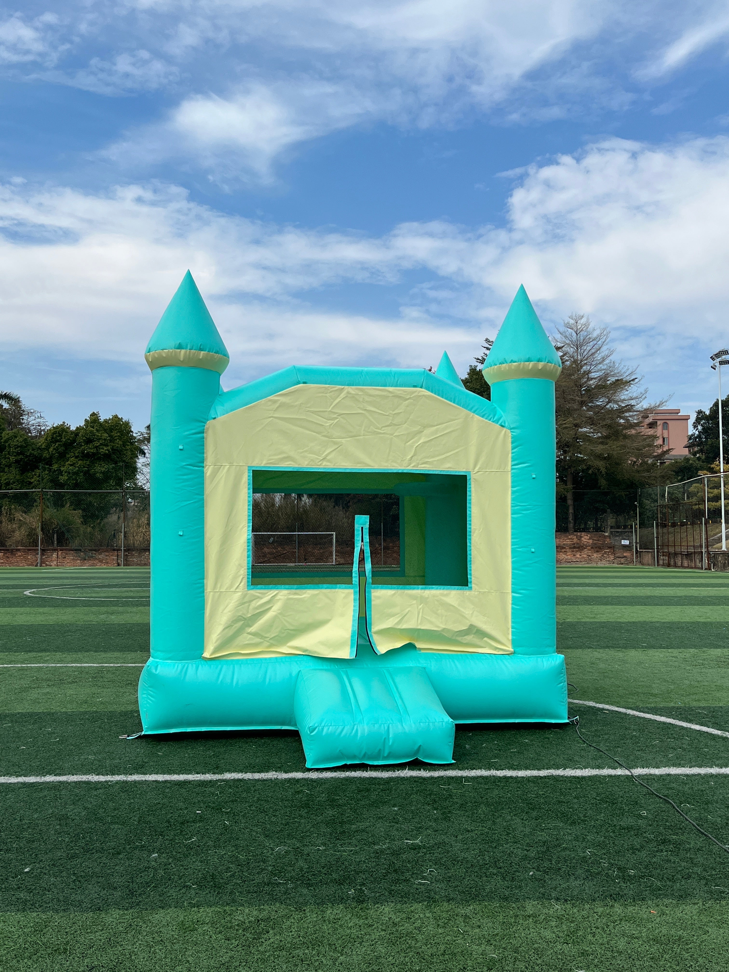 Tiffany Green Bouncy Castle for Parties