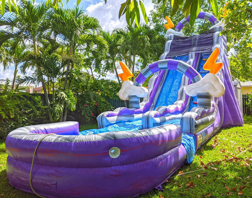 Thunder Mountain 19ft Inflatable Water Slide