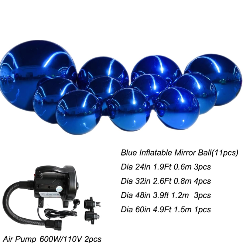 Glow Sphere Inflatable Mirror Ball