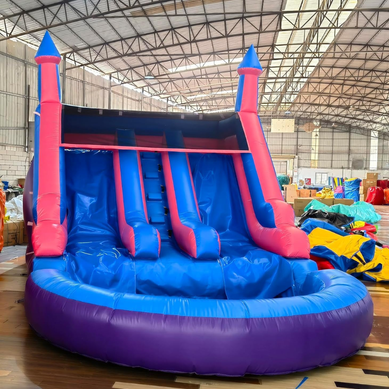 Giant Inflatable Water Castle Slide Adventure Park