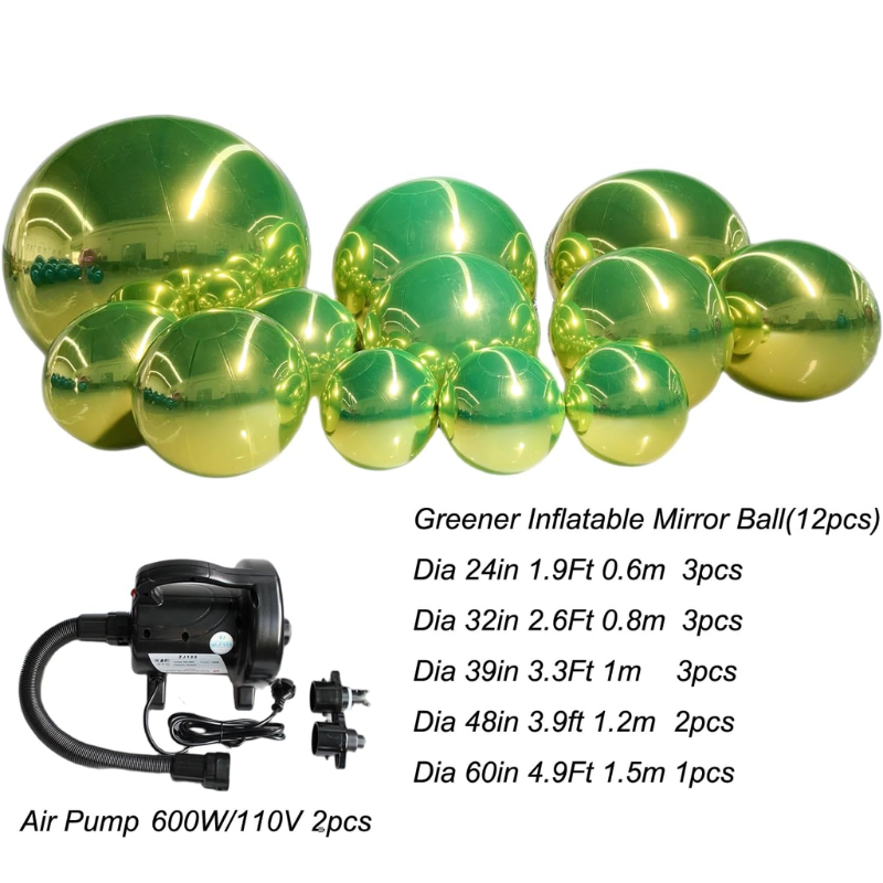 Reflektierende Kugel Riesige aufblasbare Spiegelkugeln