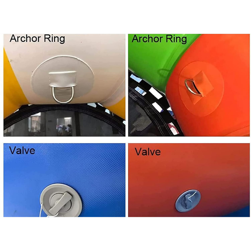 Aqua Aufblasbare Wasserrutsche & Trampolin