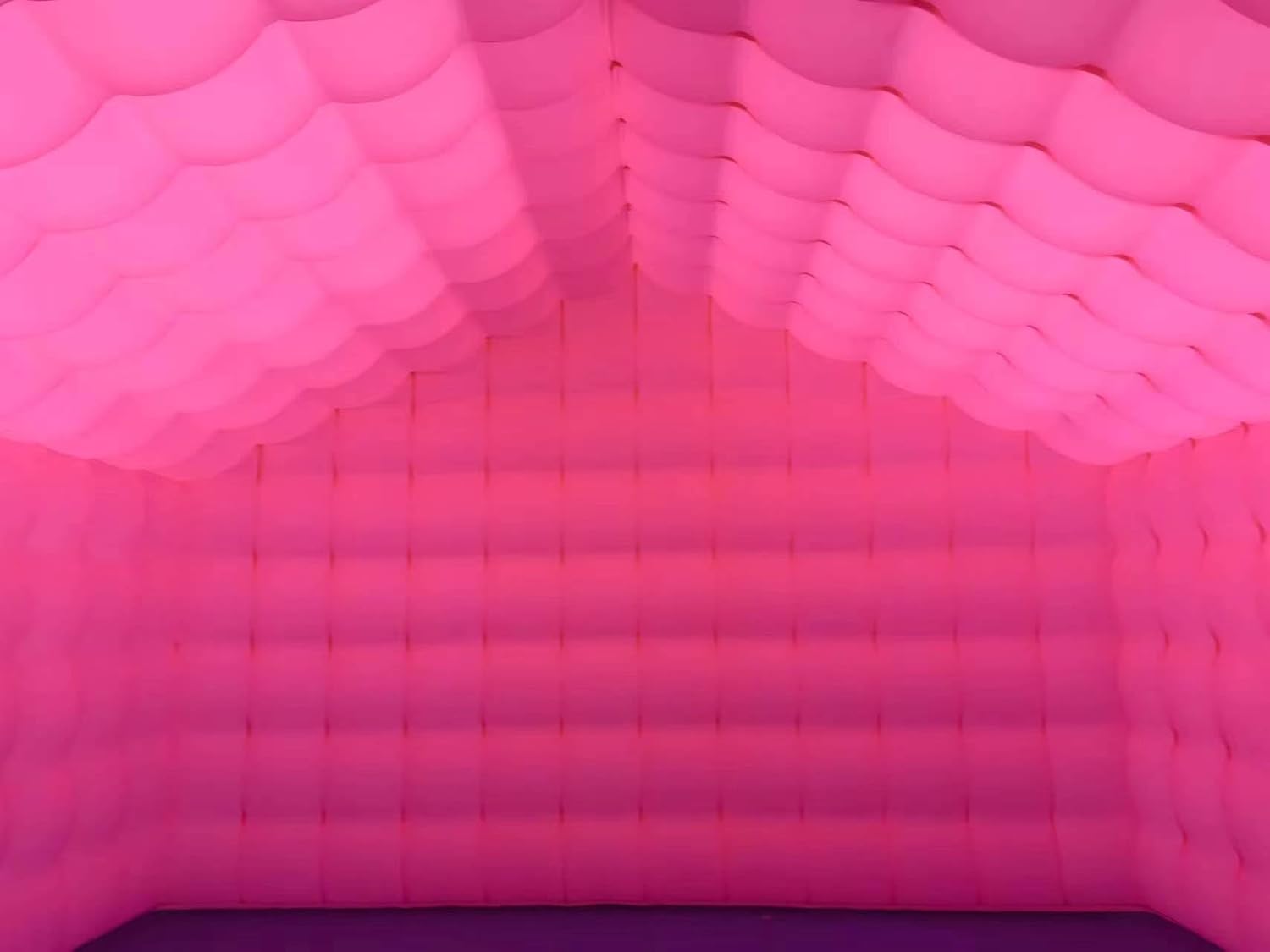 20ft Pink Commercial Inflatable Cube Tent Nightclub