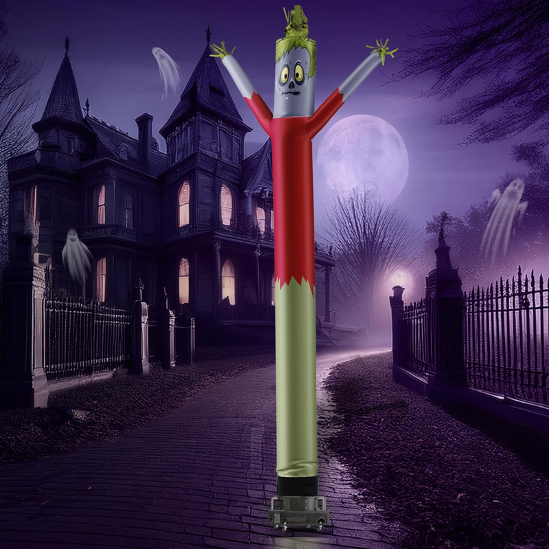 Monster Air Aufblasbares Tube Man Set - 20 Fuß tanzendes, verrücktes Aufblasmodell mit 1 PS-Gebläse