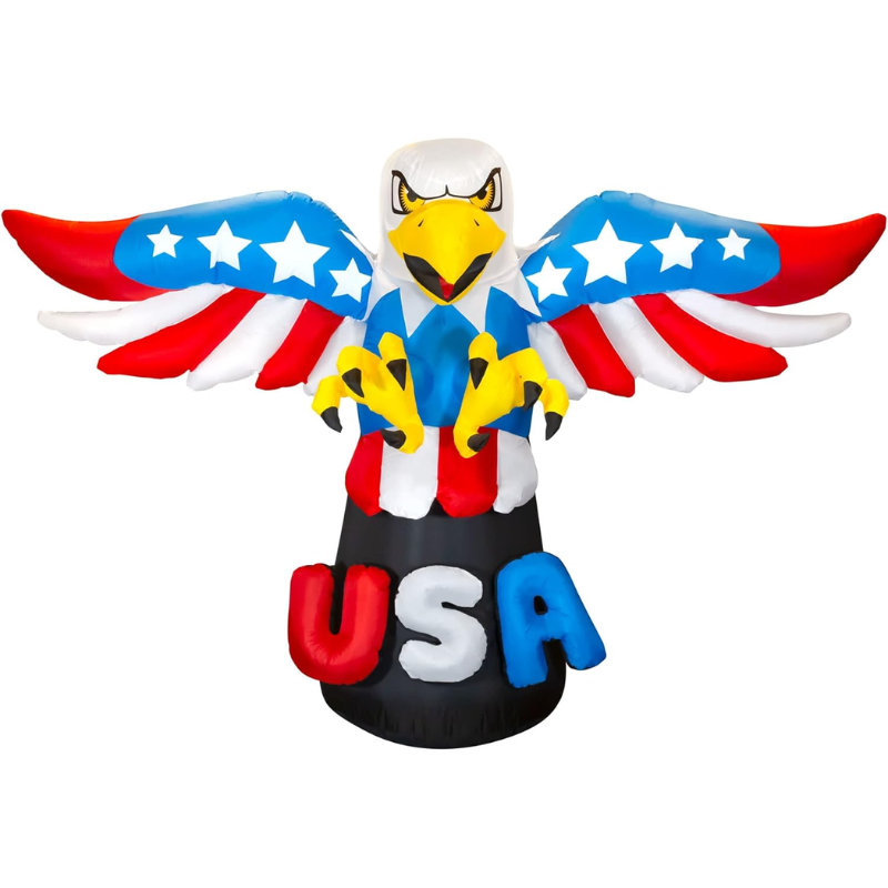 4th of July Patriot Eagle Inflatable Decor