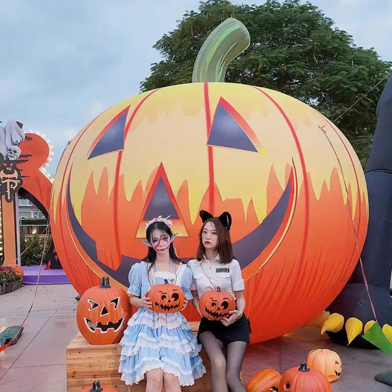Giant LED Pumpkin Halloween Inflatable Decoration