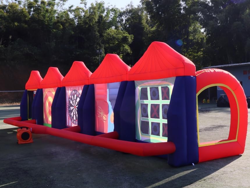 5 in 1 Inflatable Carnival Games for School and Family Fun