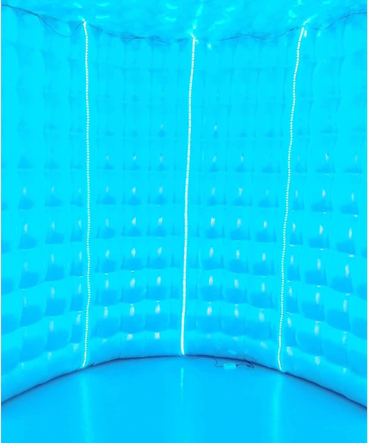 10FT Diameter Round Inflatable LED 360 Photo Booth Enclosure with LED Lights & Blower
