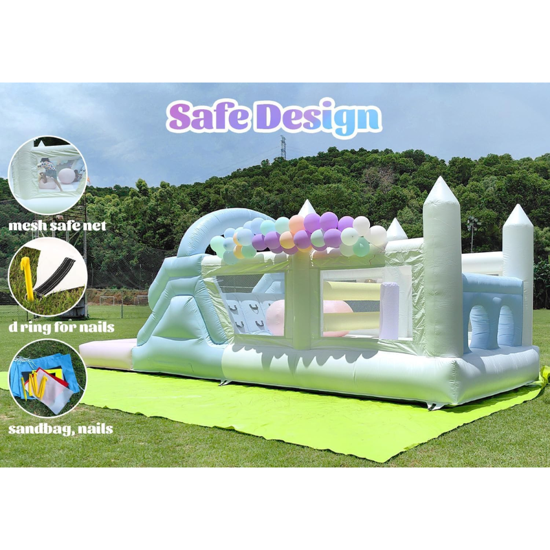 Macaron Fun Inflatable Obstacle Course