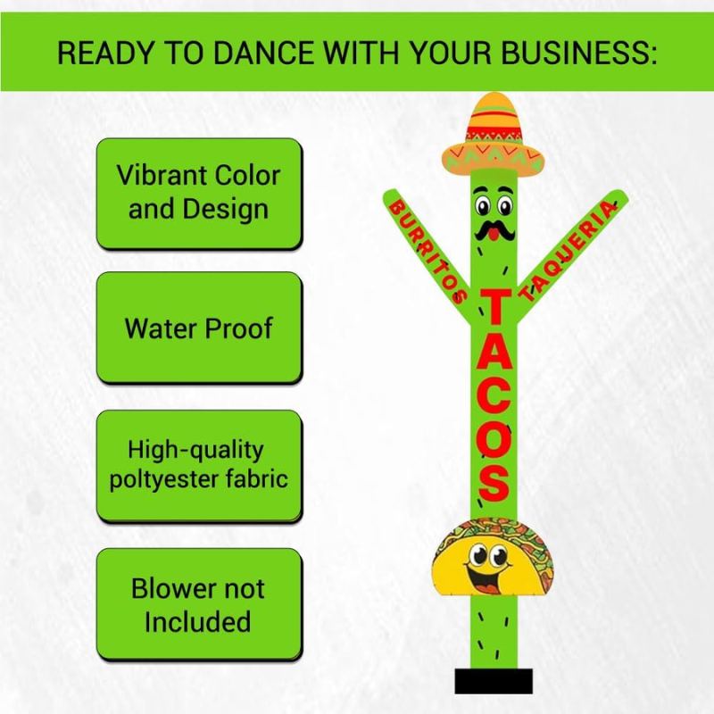 Tacos aufblasbare Air Dancer Werbung