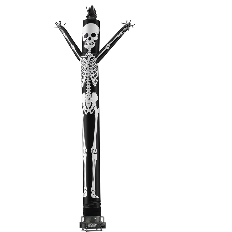 20 Fuß aufblasbarer Lufttänzer in Skelettform