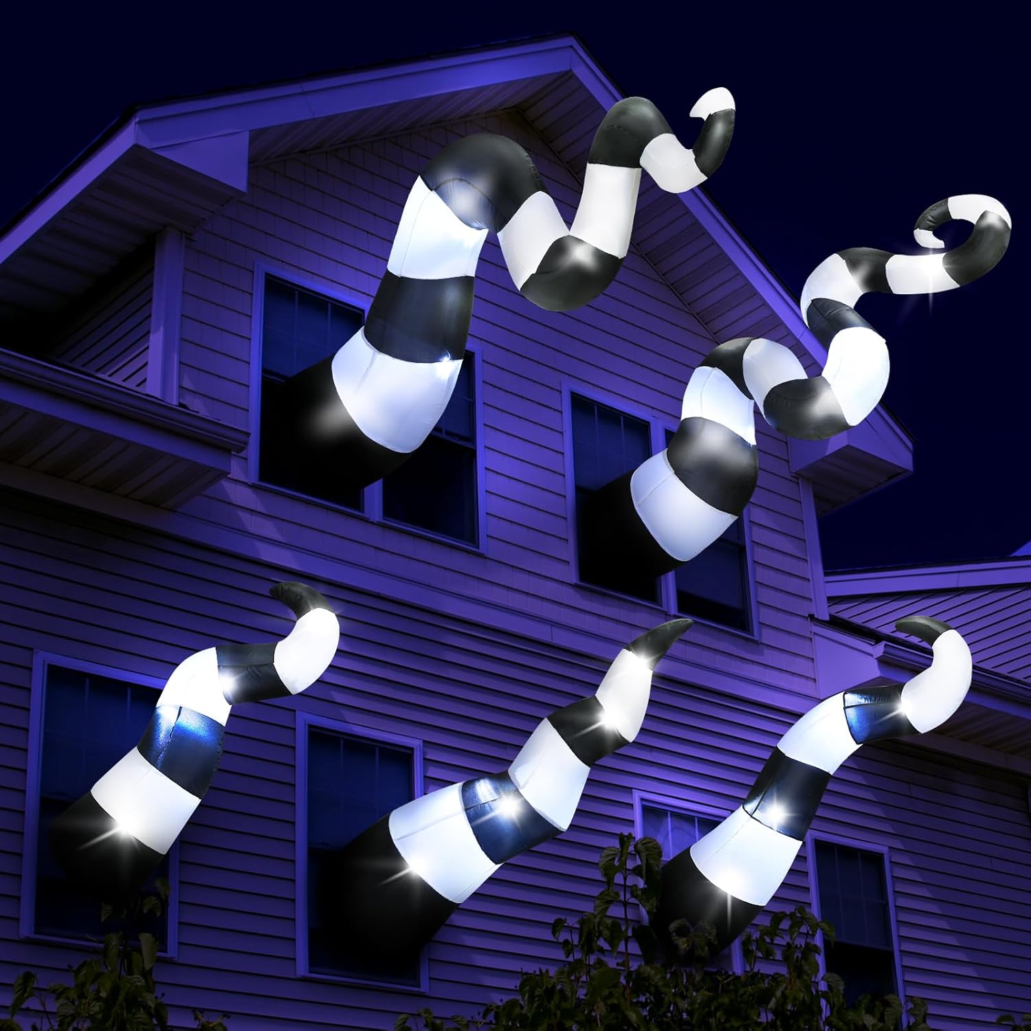 Halloween Inflatable Octopus Tentacle Yard Decor