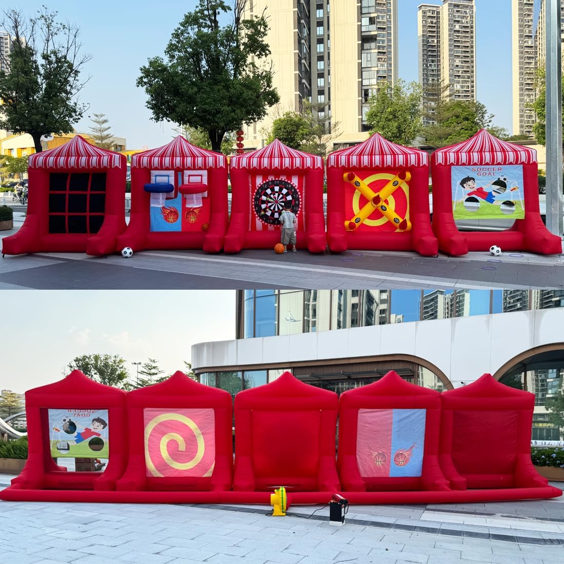 5 in 1 Inflatable Сarnival Sports Games Bundle for Events