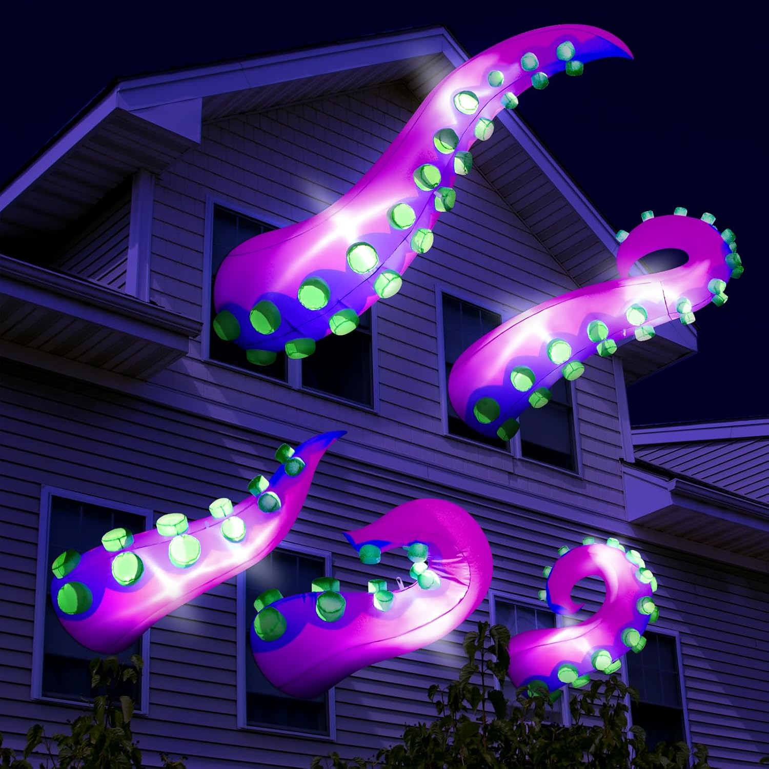 Halloween Inflatable Octopus Tentacle Yard Decor