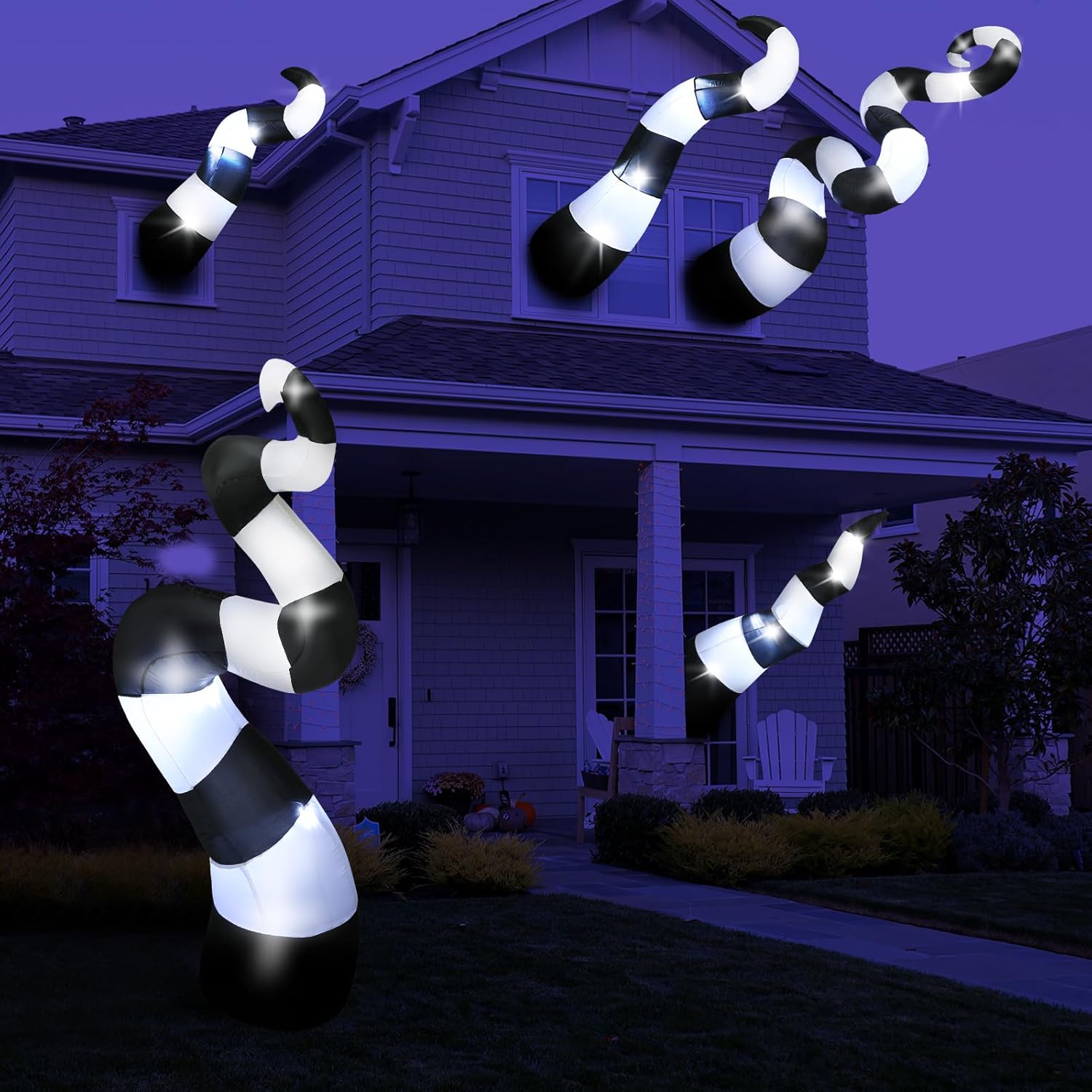 Halloween Inflatable Octopus Tentacle Yard Decor