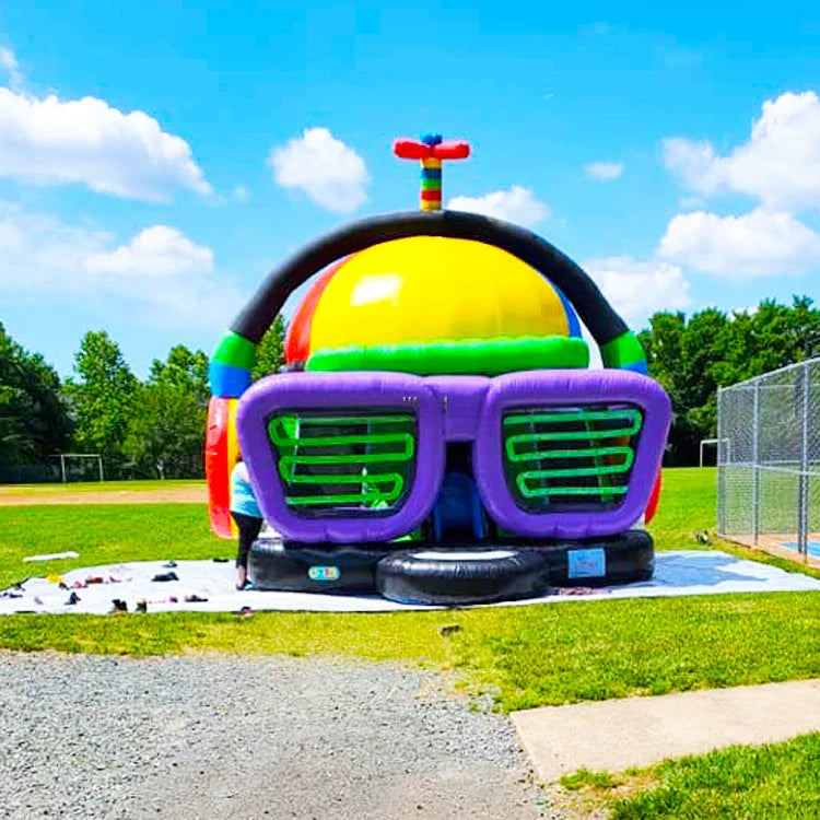 Inflatable Disco Bouncy Castle House Party