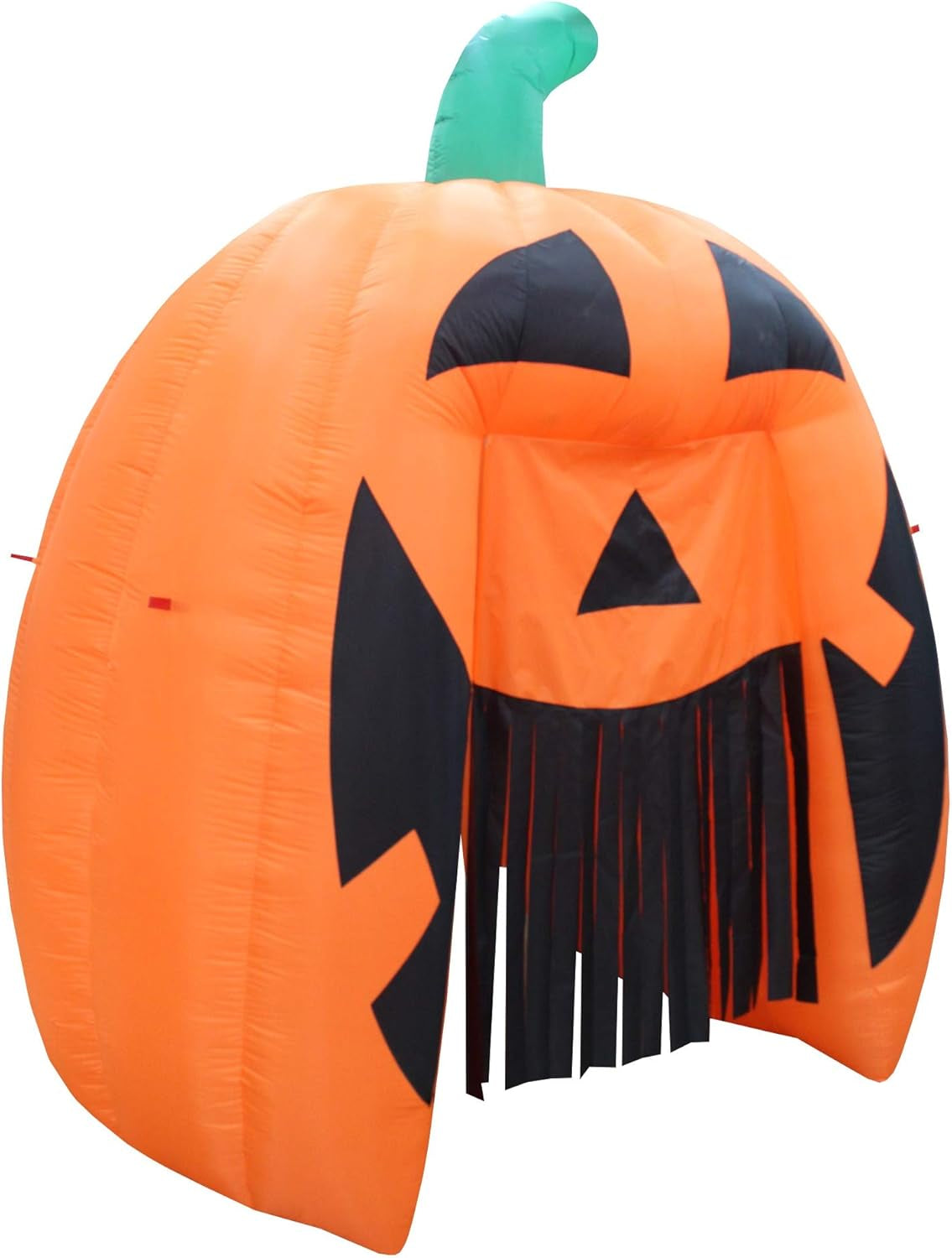 Giant 8 Foot Tall Halloween Inflatable Pumpkin Monster Archway Arch Haunted House Lights Lighted Blowup Party Decoration for Outdoor Indoor Garden Prop Yard Blow Up Lawn Decorations