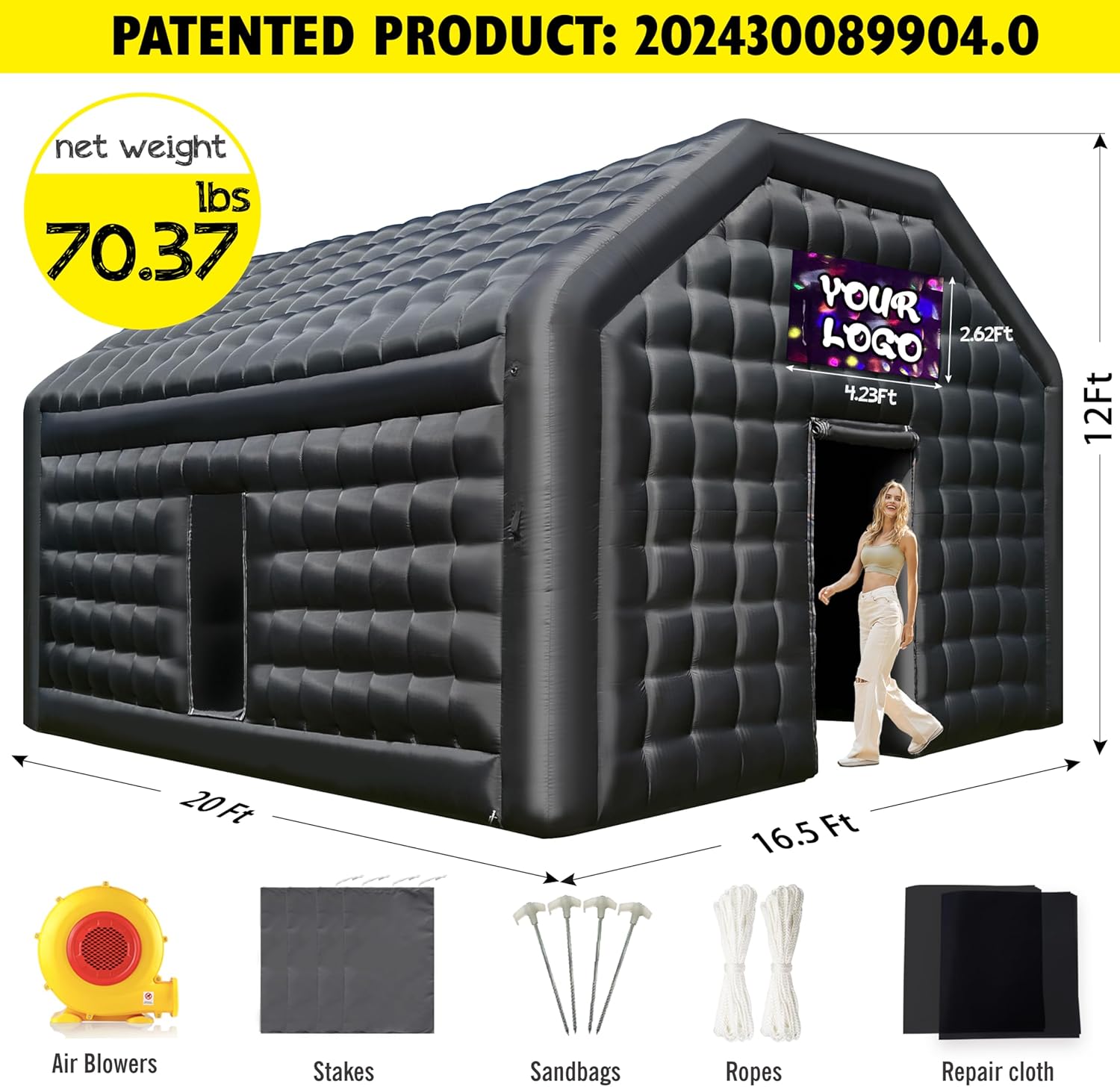 Inflatable Night Club Extra Large Party Tent with Logo Blow up Nightclub Tent for Wedding Birthday Raves
