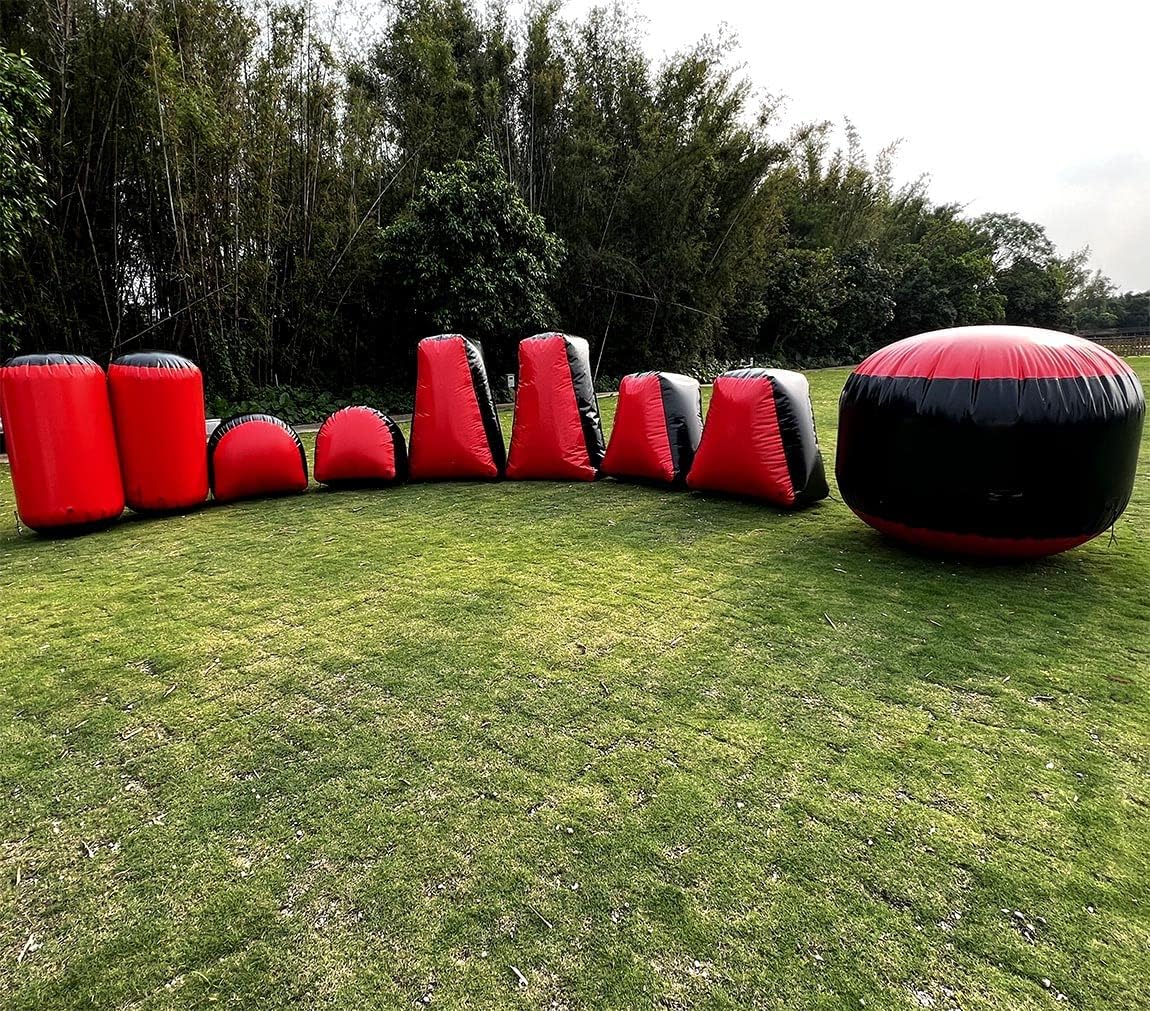 Blow up Inflatable Paintball Bunkers Archery Tag