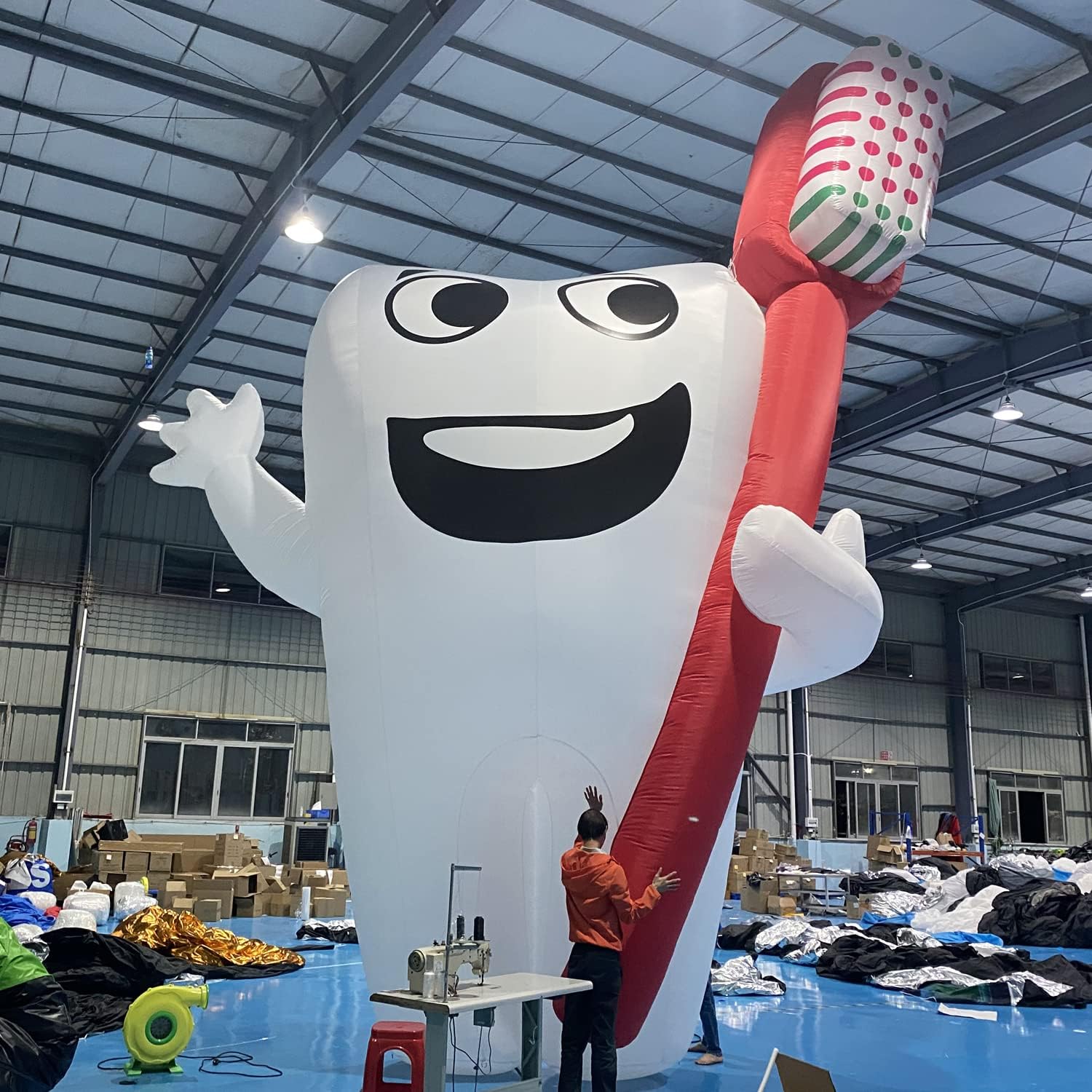 Giant Inflatable Tooth for Dental Promotions
