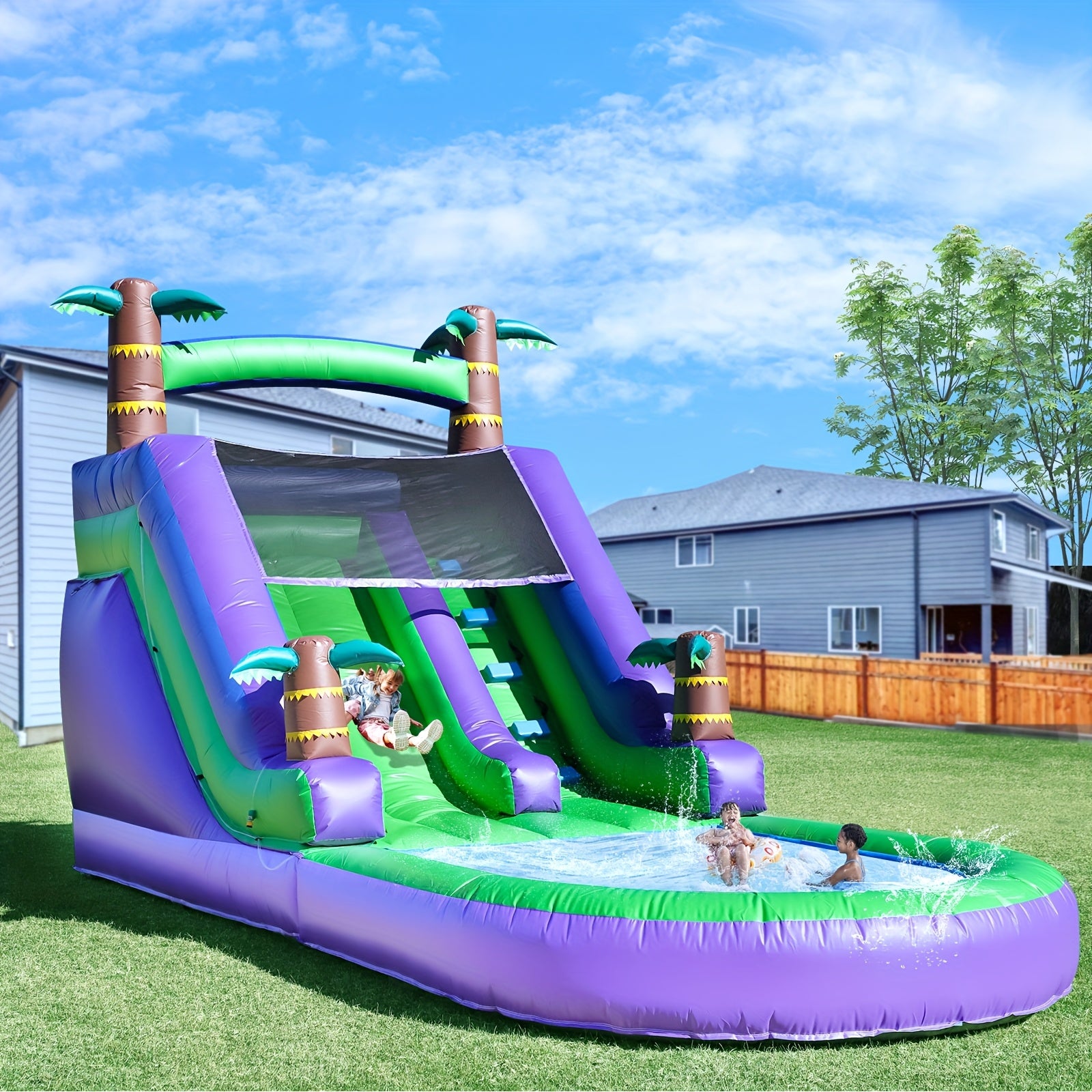 Giant Inflatable Water Slide Adventure Park