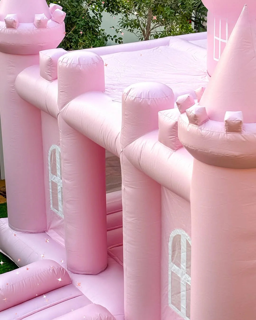 Pink Bounce House Inflatable Castle