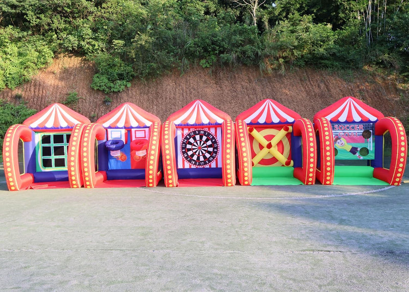 5 in 1 Inflatable Carnival Games for School and Family Fun