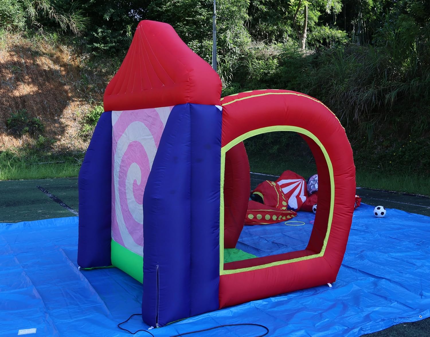 5 in 1 Inflatable Carnival Games for School and Family Fun