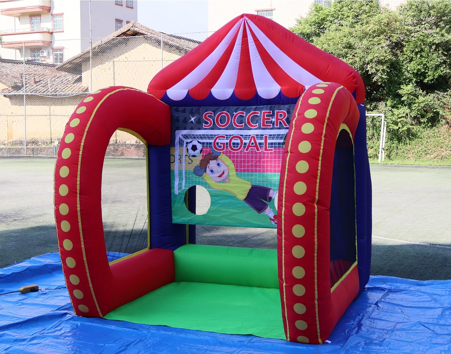 5 in 1 Inflatable Carnival Games for School and Family Fun