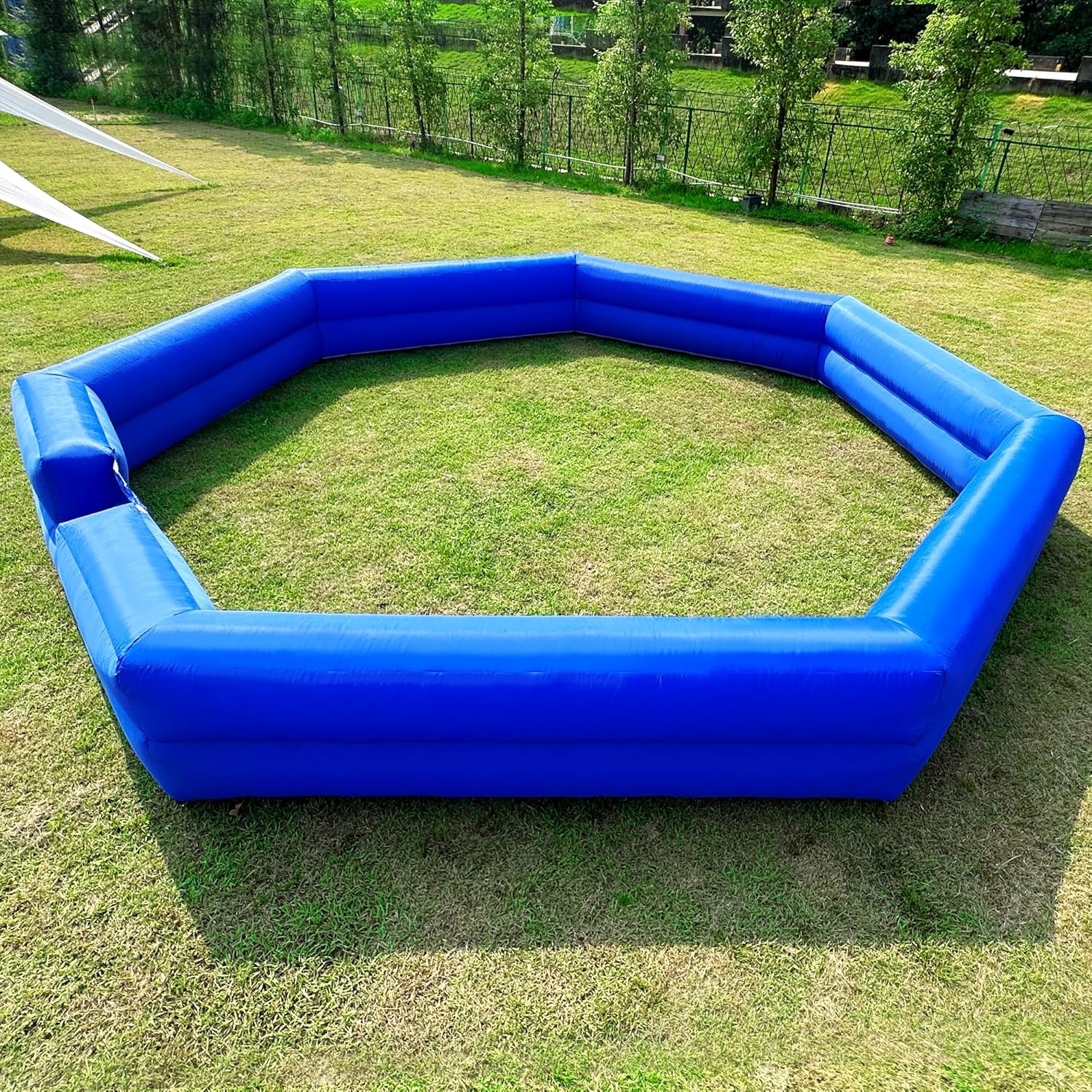 Piscine à balles gonflable Gaga de 4,5 m avec ballon Gaga - Terrain de jeu portable pour sports intérieurs et extérieurs
