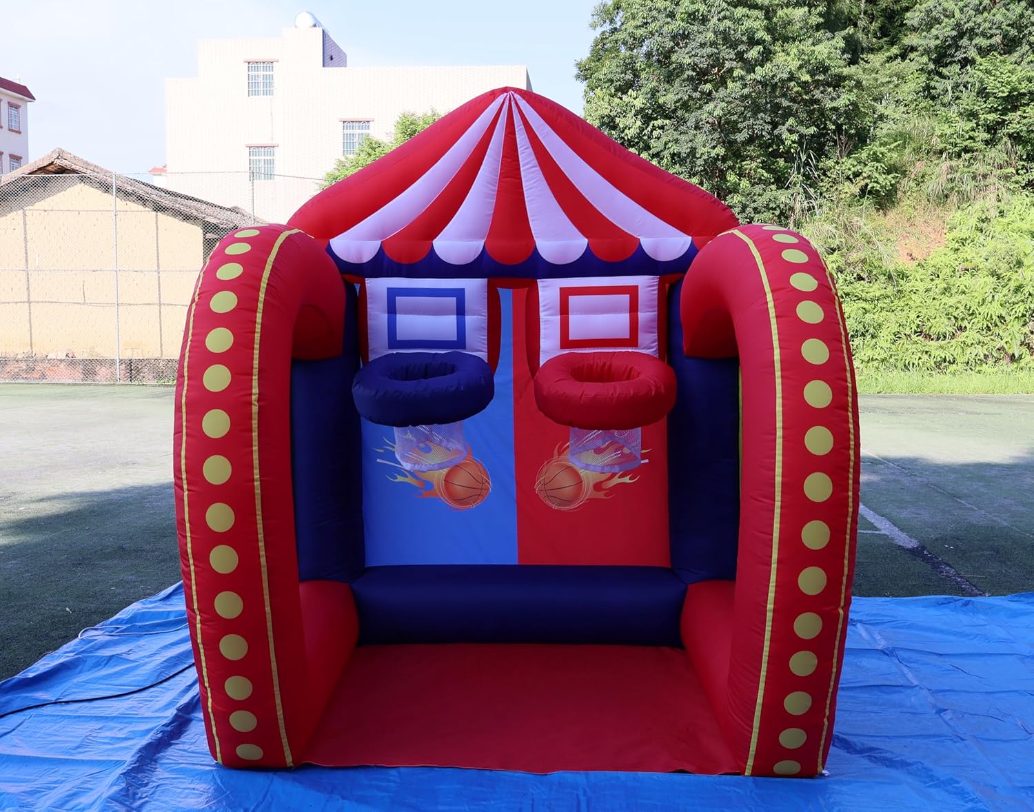 5 in 1 Inflatable Carnival Games for School and Family Fun