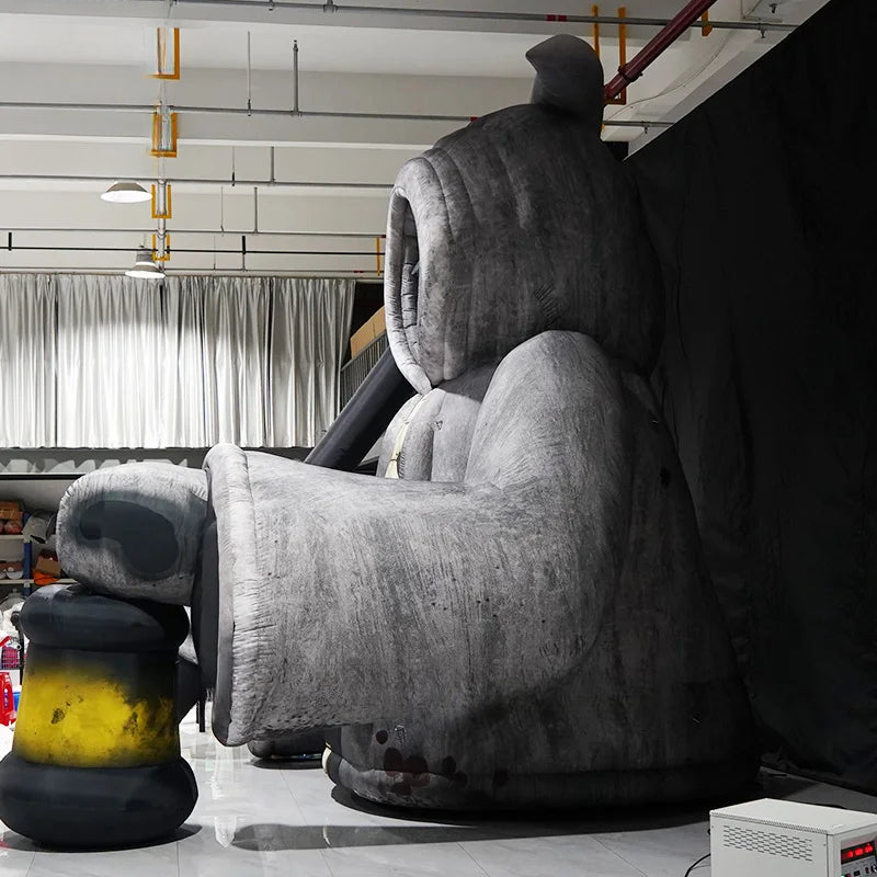 Riesige aufblasbare Sensenmann-Halloween-Dekoration