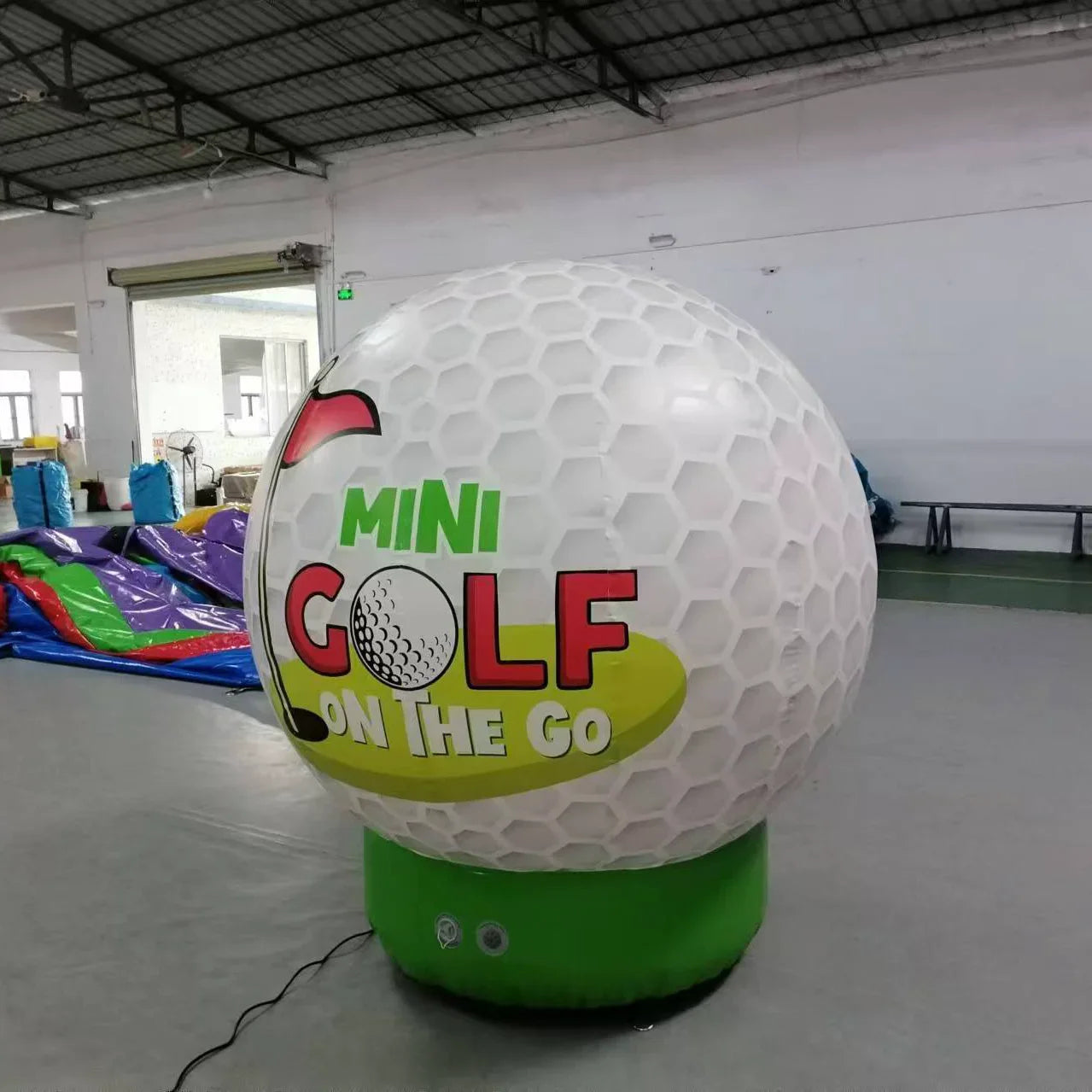 Inflatable Advertising Balloon with LED 6.5 FT PVC Tarpaulin