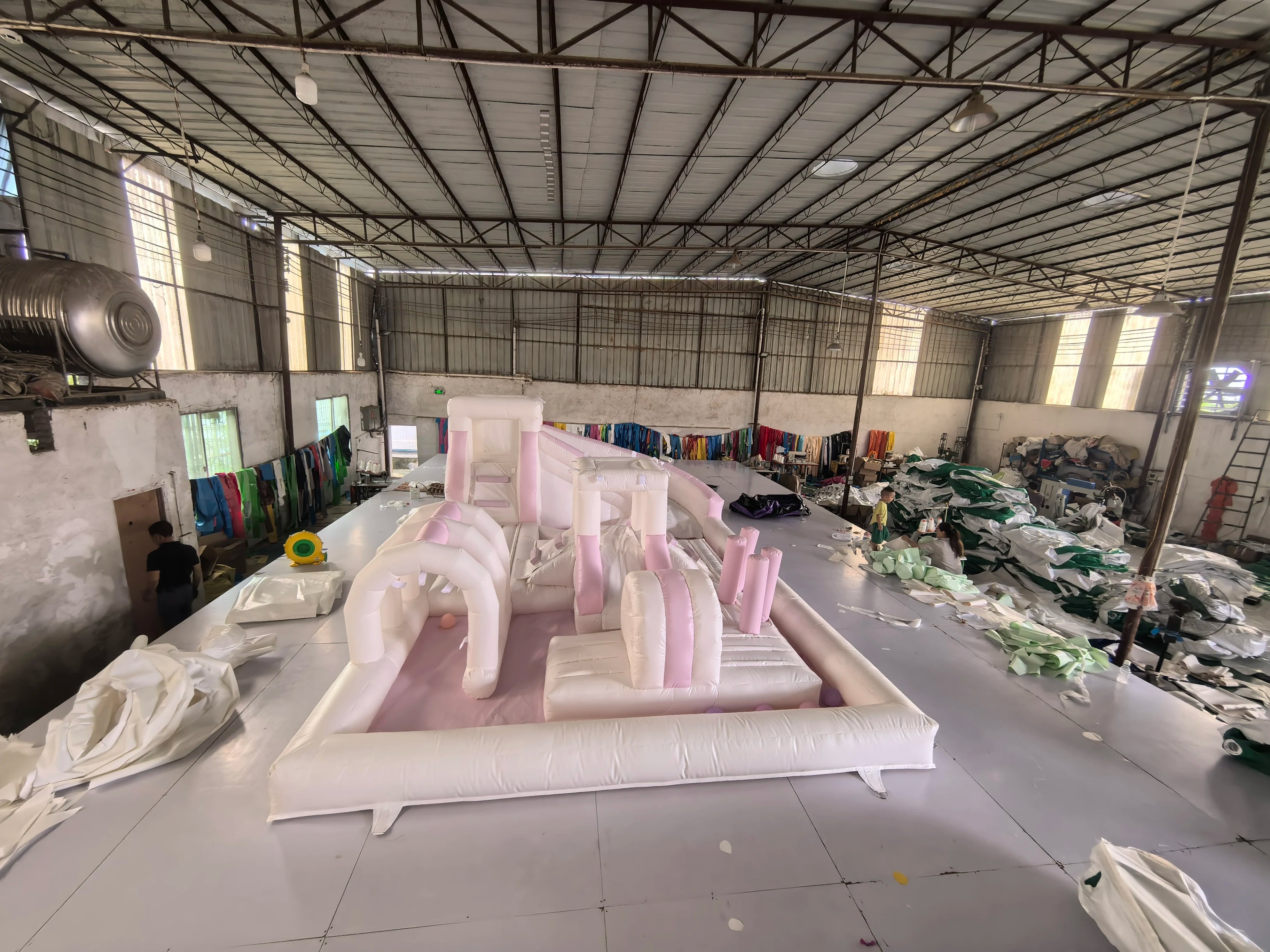 Inflatable Splash Pad Bounce House Party