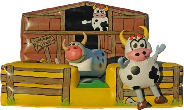 Inflatable Mechanical Bull Cow Riding Game