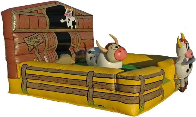 Inflatable Mechanical Bull Cow Riding Game