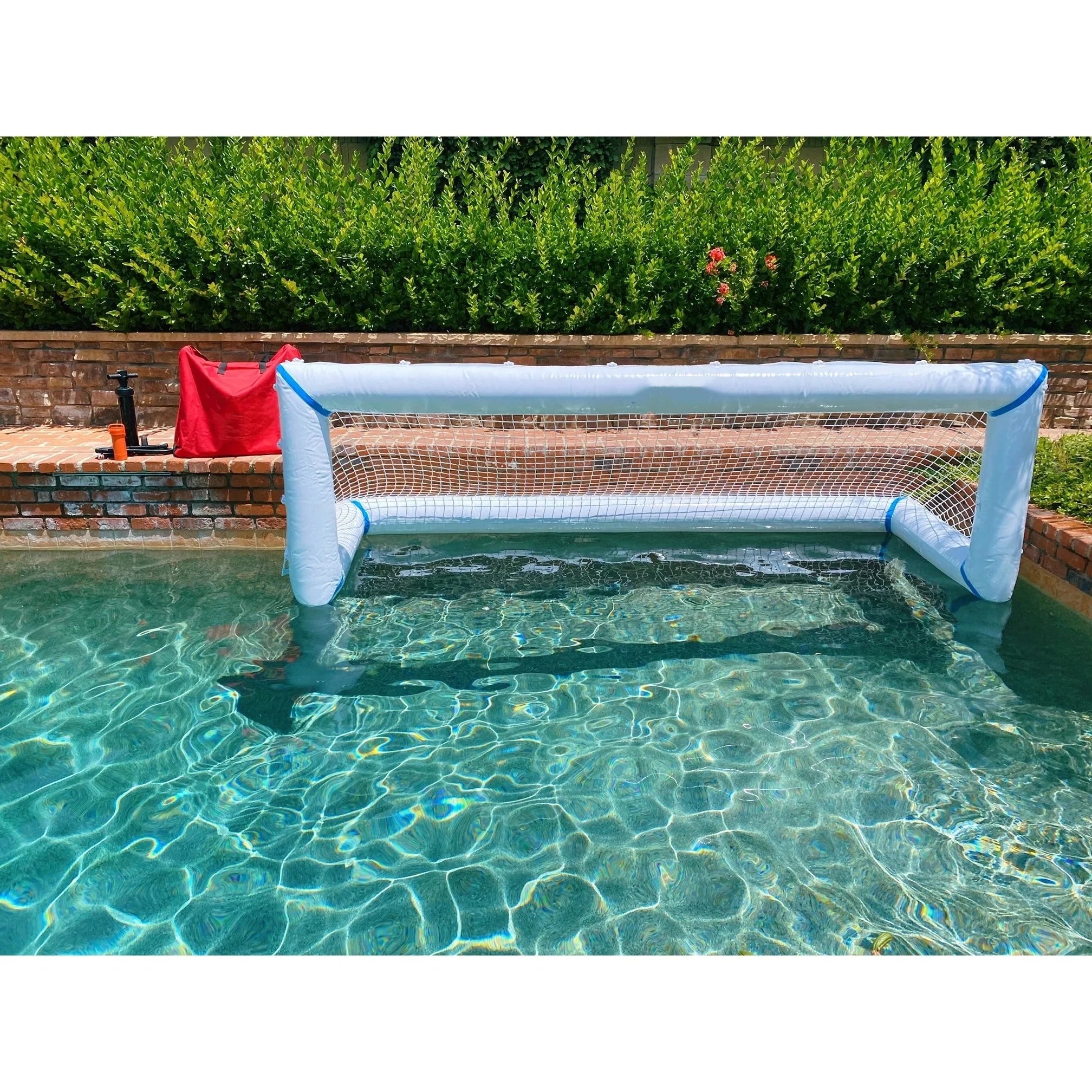 Aufblasbares Wasserballtor für den Pool