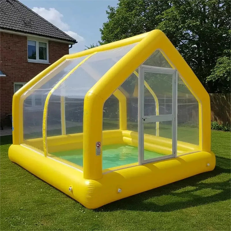 Inflatable Greenhouse Pool with Transparent Dome