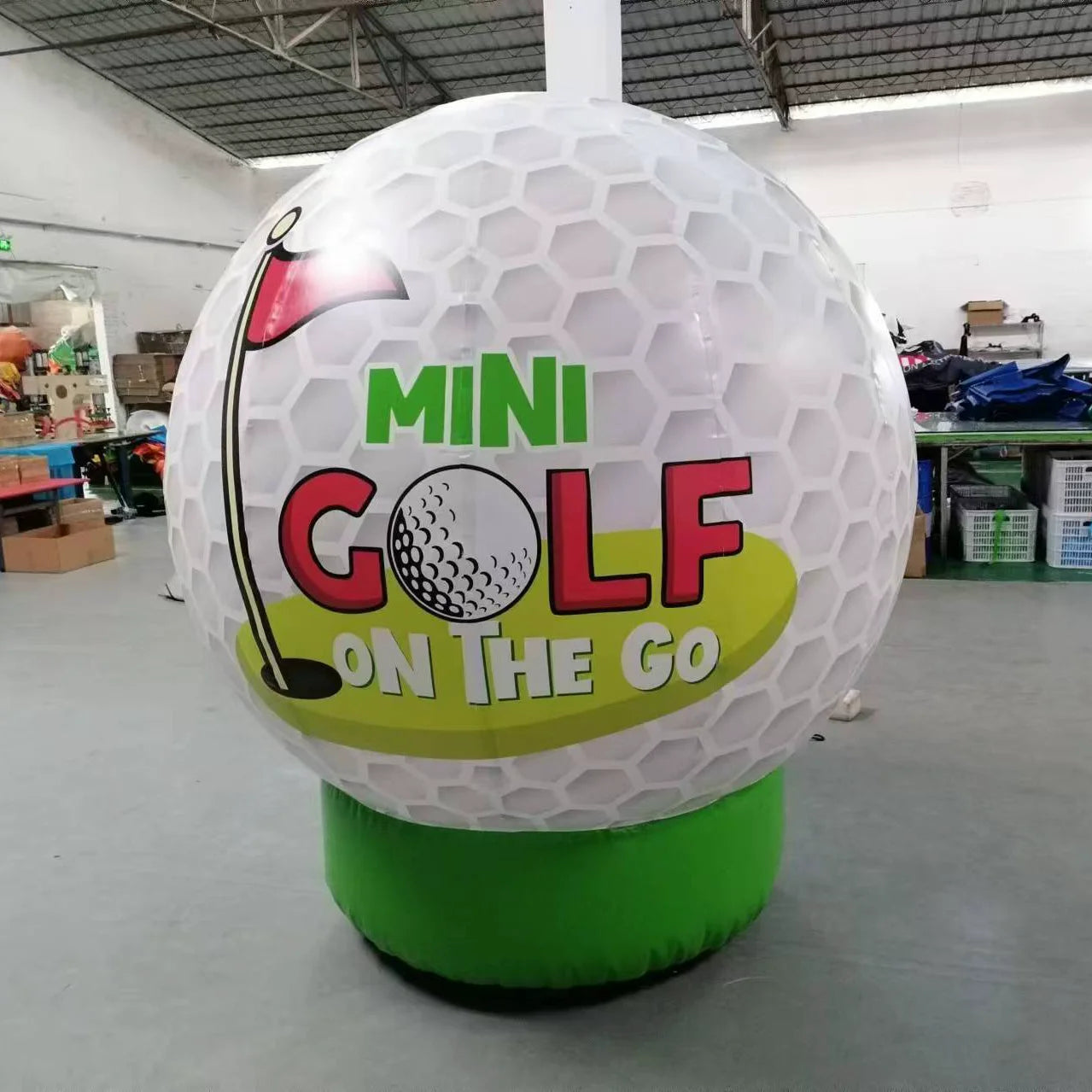 Inflatable Advertising Balloon with LED 6.5 FT PVC Tarpaulin