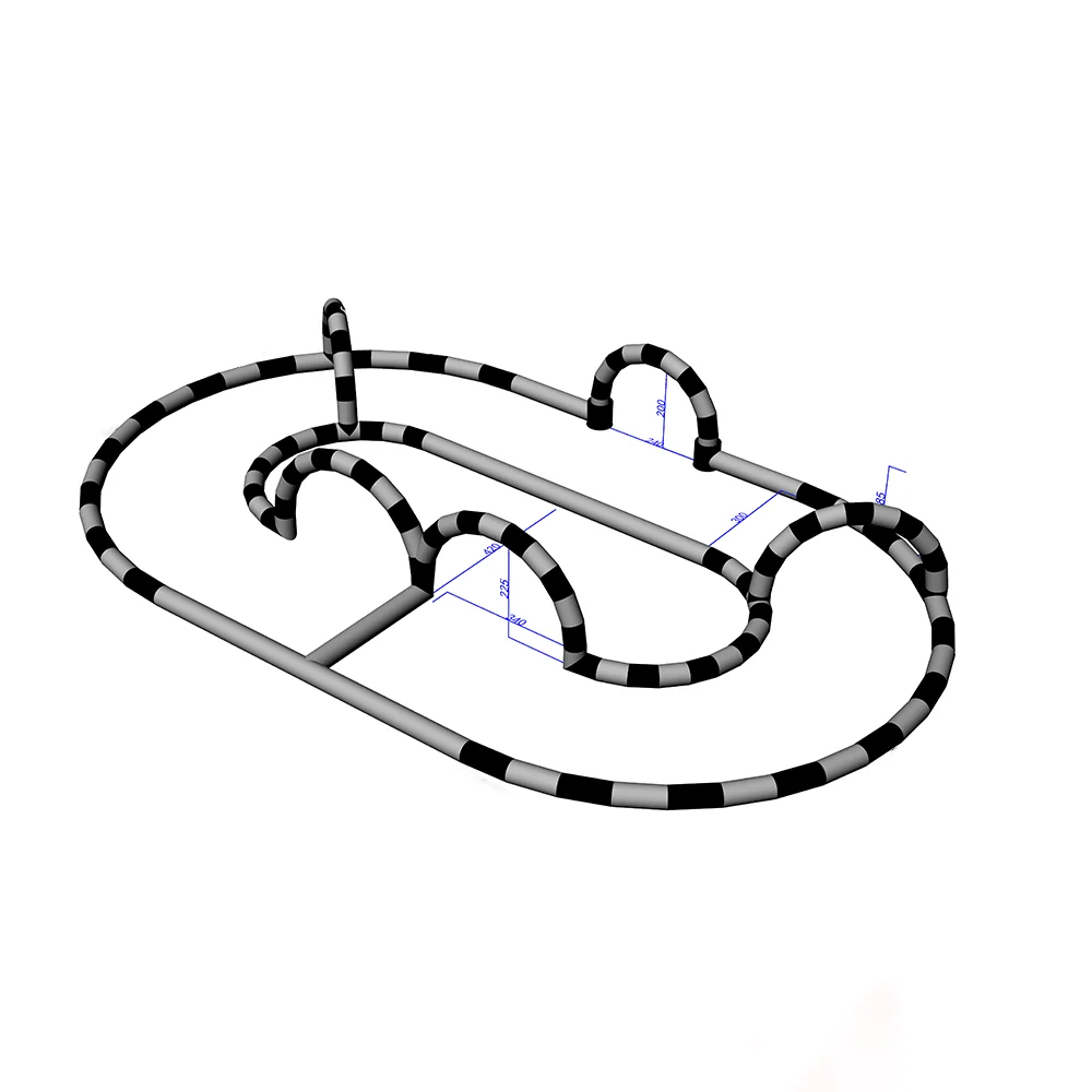 Inflatable Race Car Go Kart Track