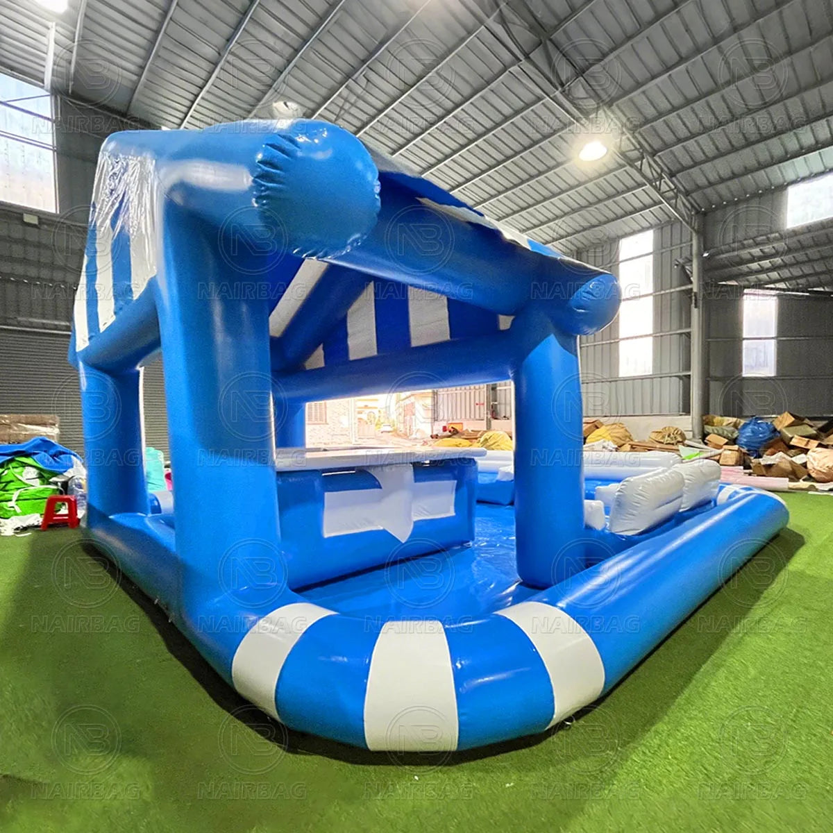 Inflatable Pool Bar Floating Pub With Seats Backyard