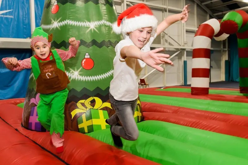 Snowman Inflatable Jumping Castle for All