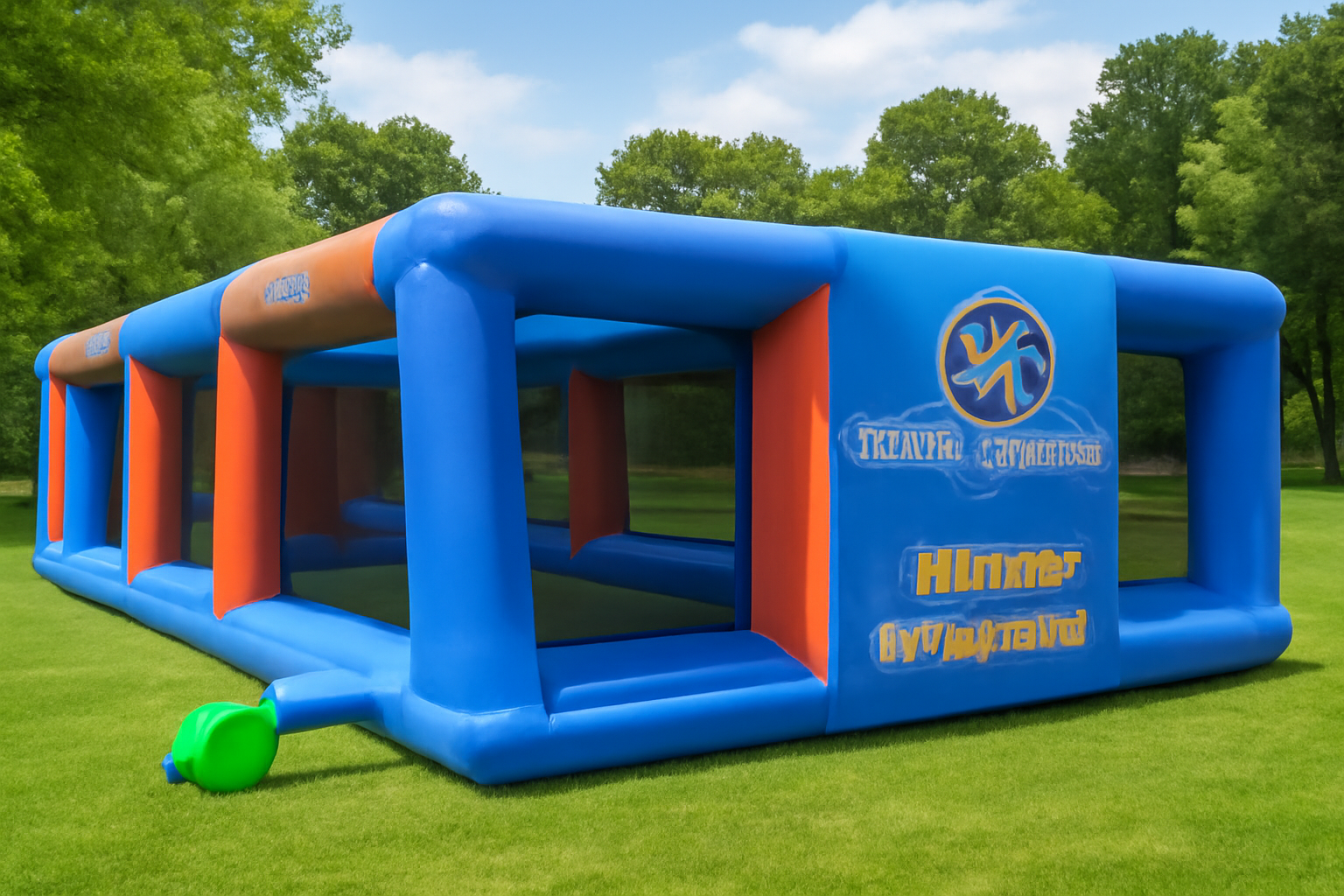 Aufblasbare Ultimate Dodgeball Arena für spannende Spiele