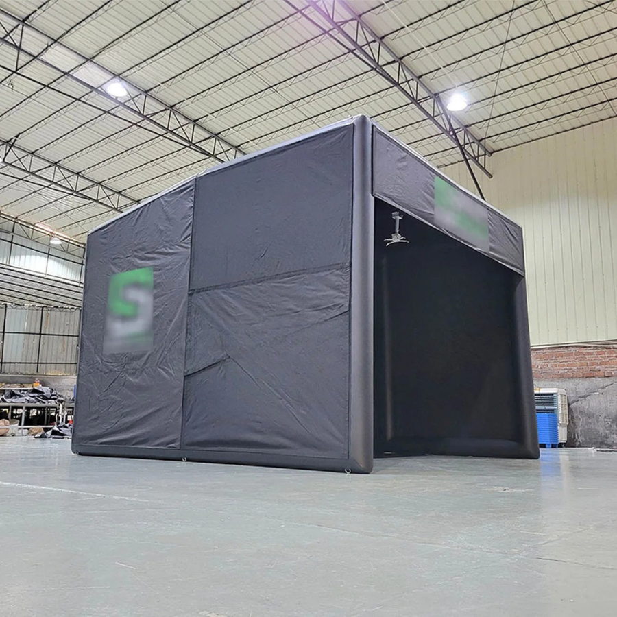 Inflatable Golf Simulator Tent High Definition Screen Rentals